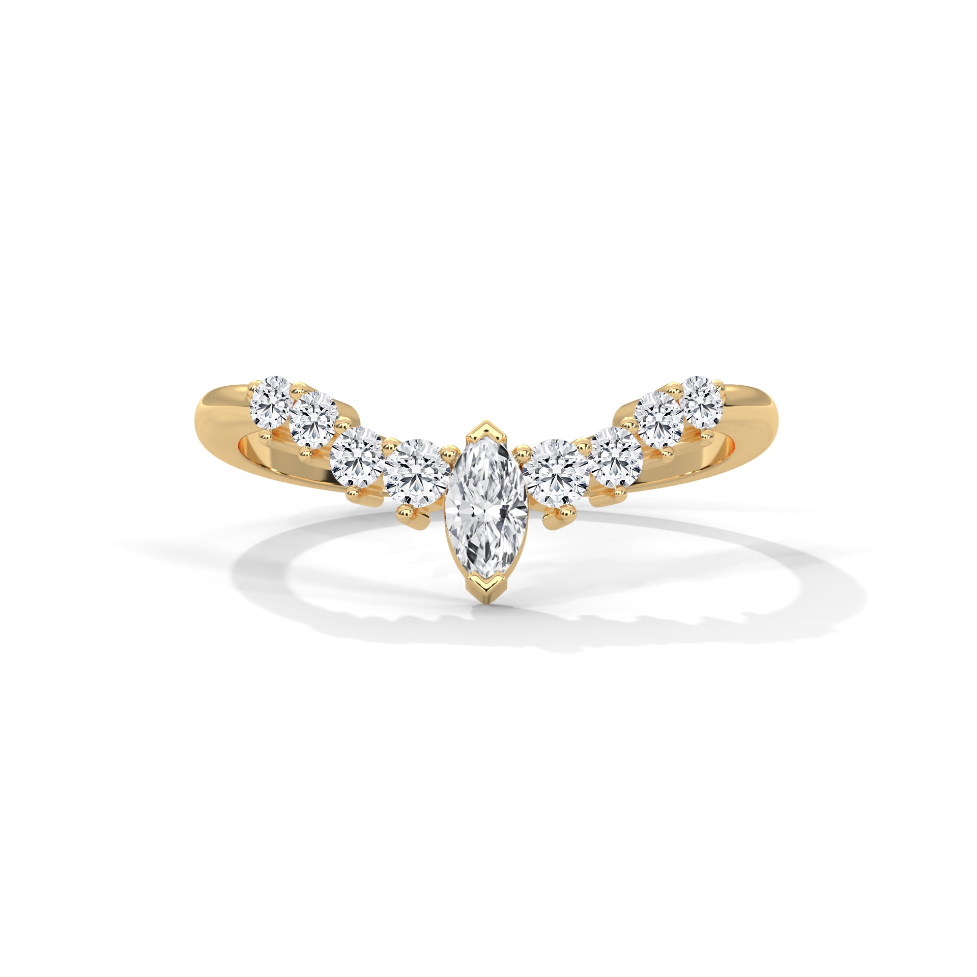 Coralie Marquise Crown Diamond Band (2/5 ct. tw.)