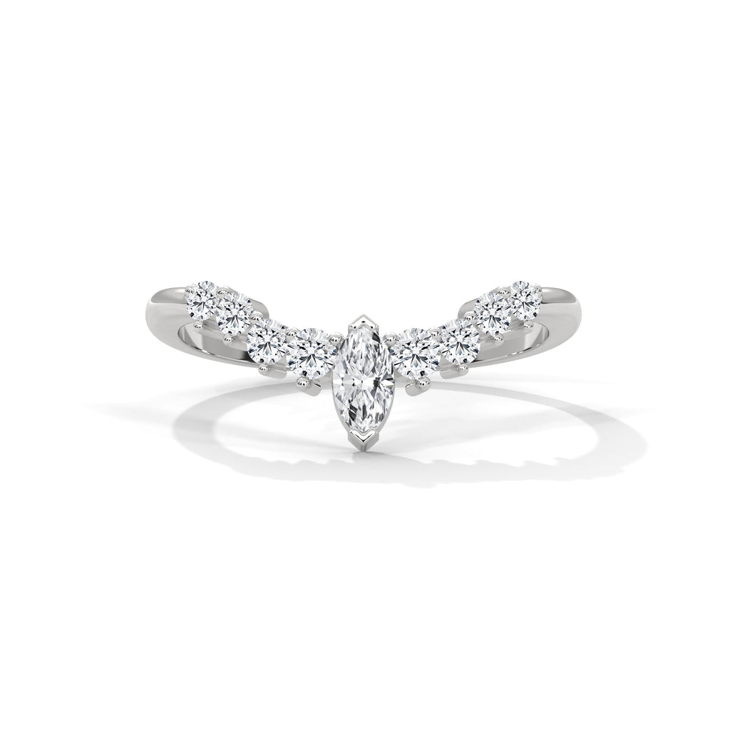 Coralie Marquise Crown Diamond Band (2/5 ct. tw.)
