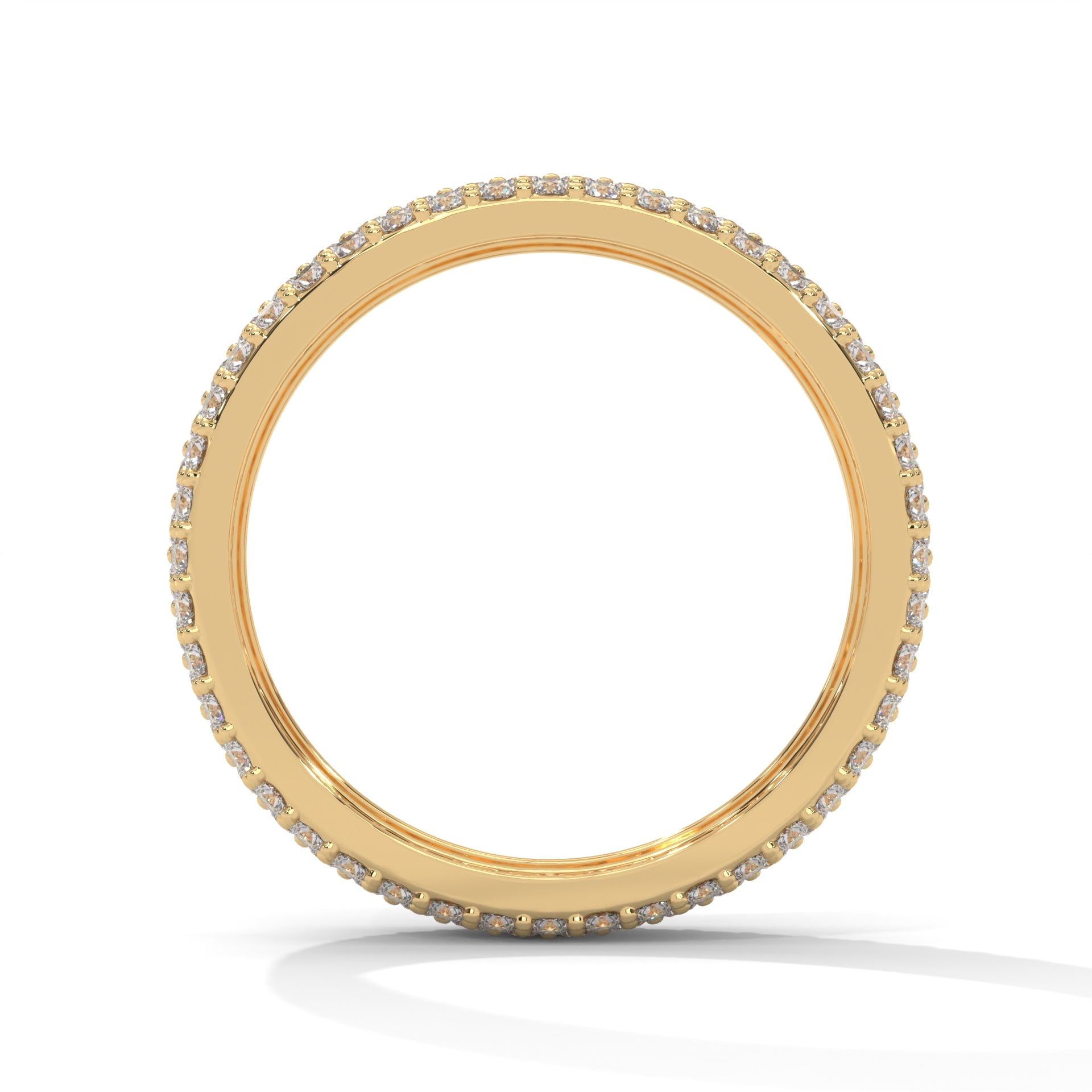 Ophelie Wide Pavé Diamond Eternity Band