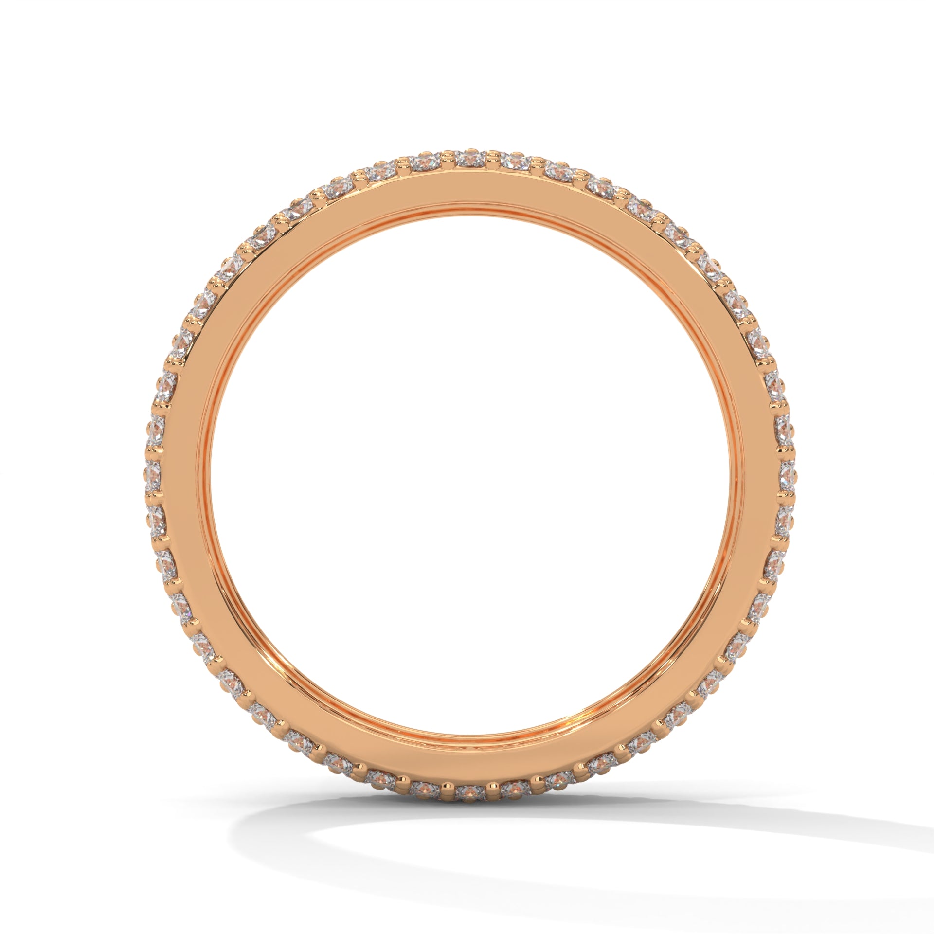 Ophelie Wide Pavé Diamond Eternity Band