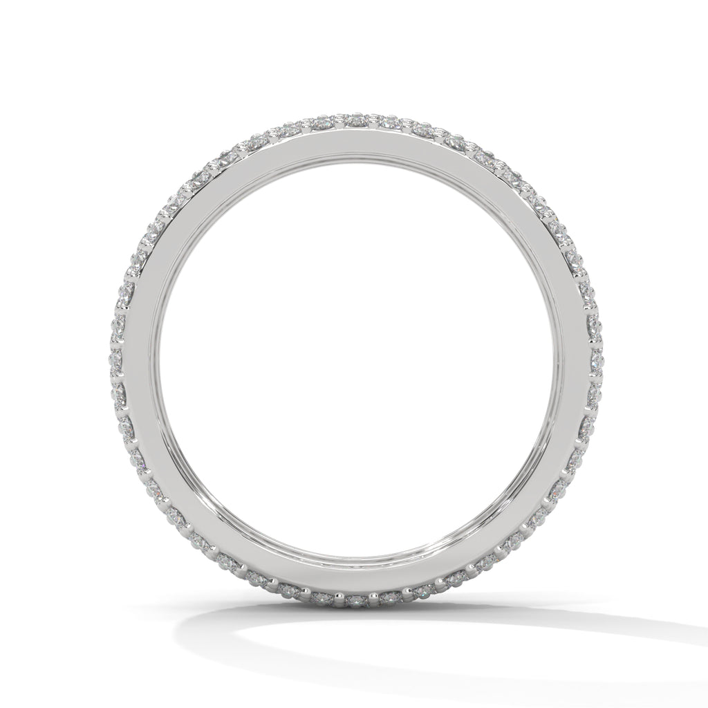 Ophelie Wide Pavé Diamond Eternity Band