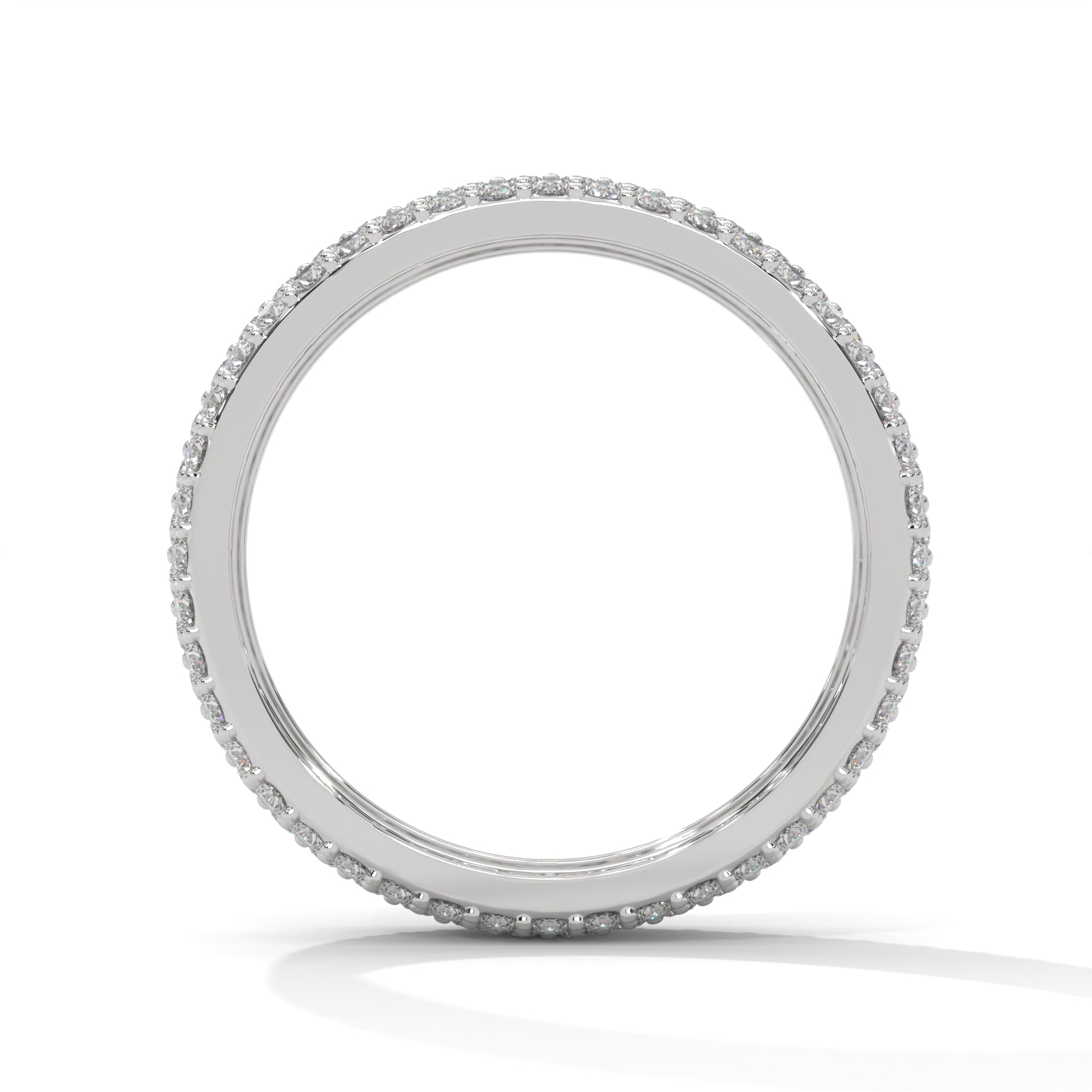 Ophelie Wide Pavé Diamond Eternity Band