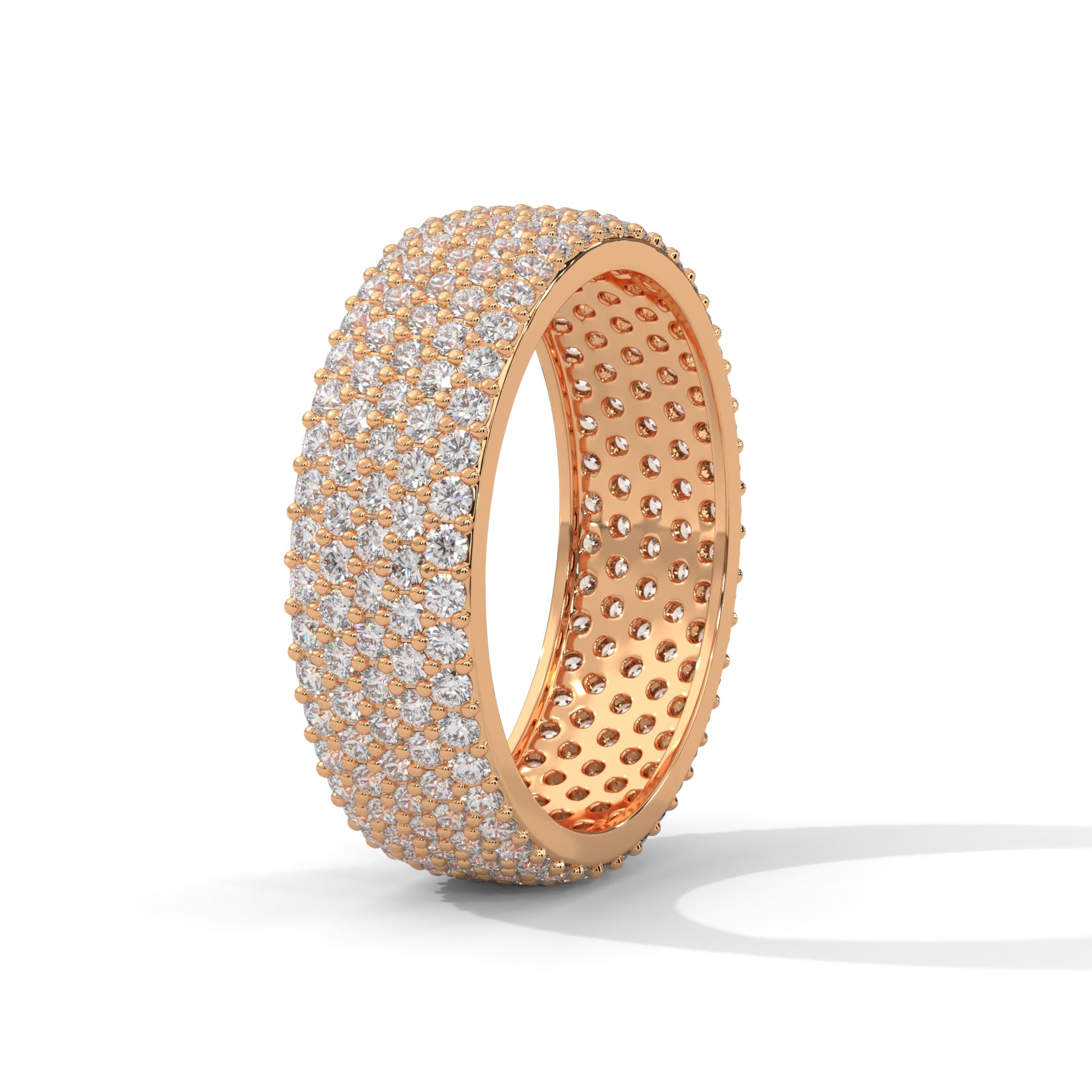 Ophelie Wide Pavé Diamond Eternity Band