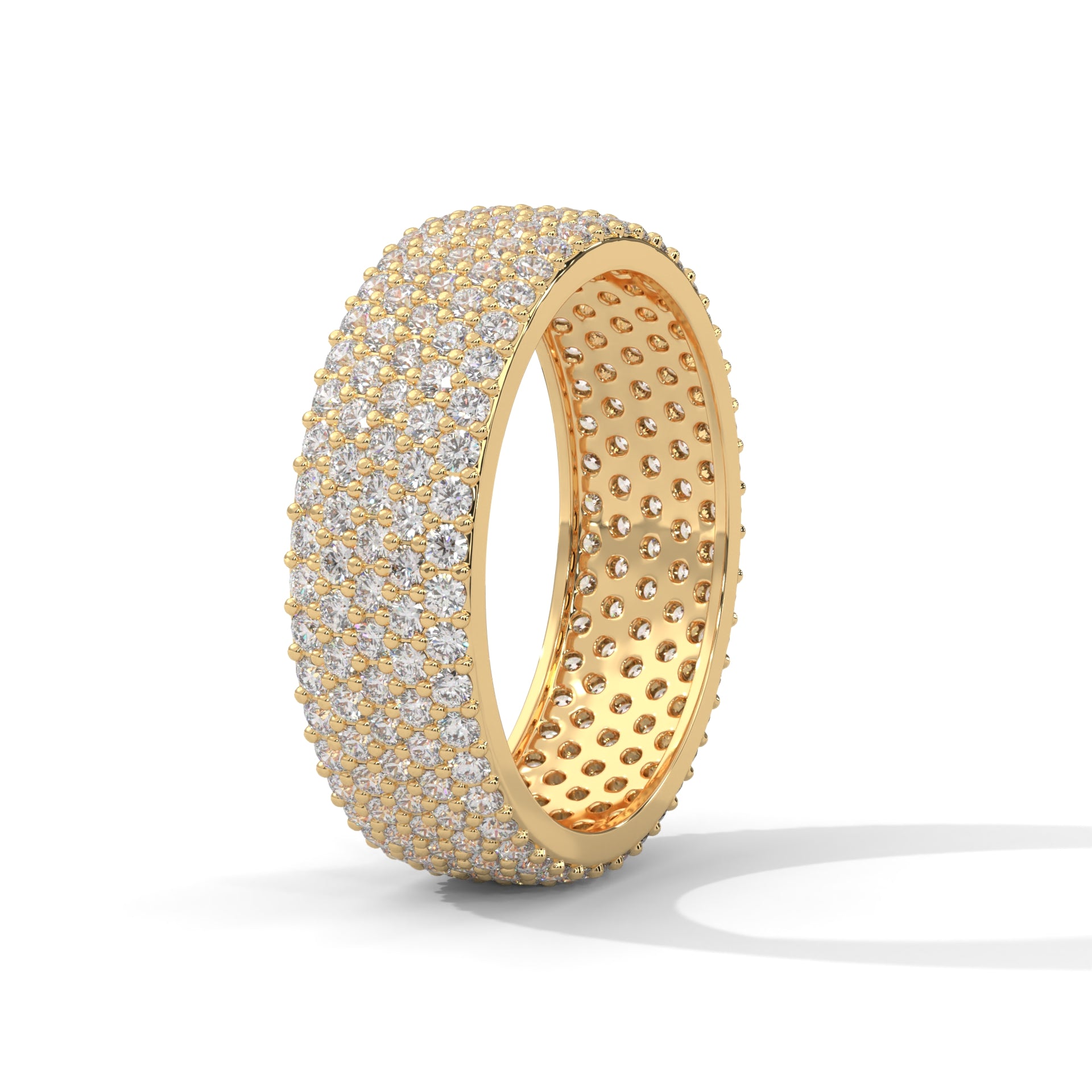 Ophelie Wide Pavé Diamond Eternity Band