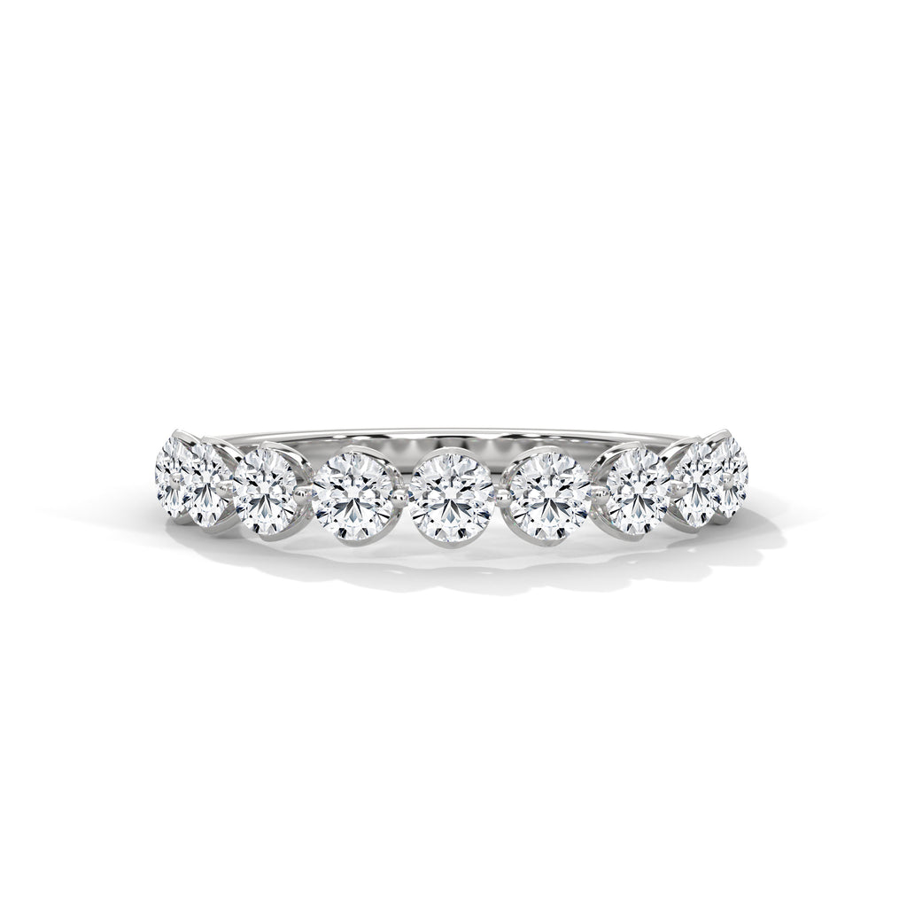 Leonie Nine-Stone Round Diamond Band