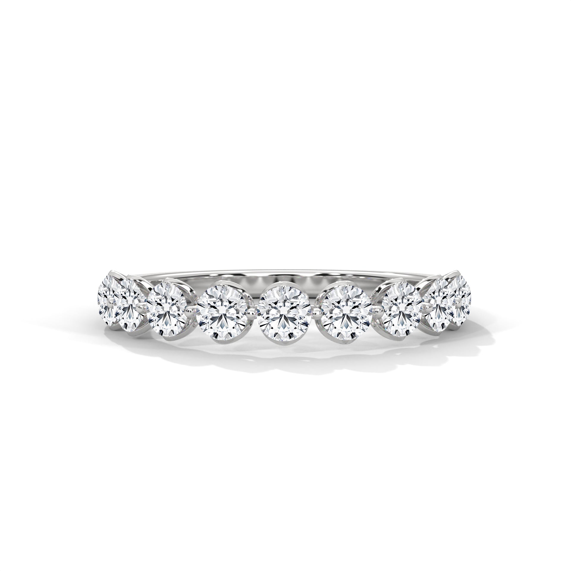 Leonie Nine-Stone Round Diamond Band