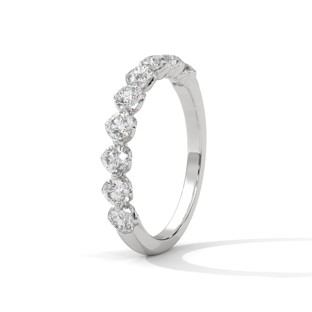 Leonie Nine-Stone Round Diamond Band