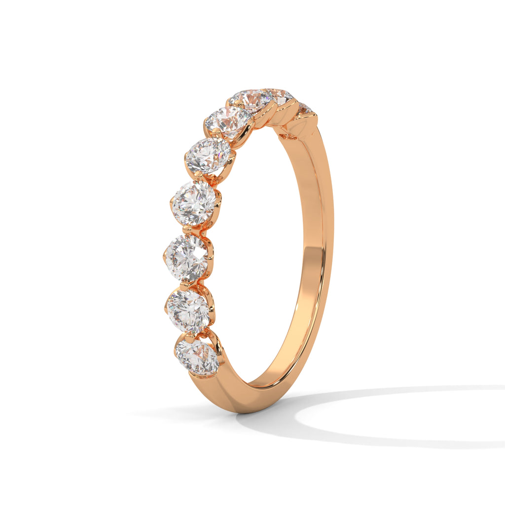 Leonie Nine-Stone Round Diamond Band