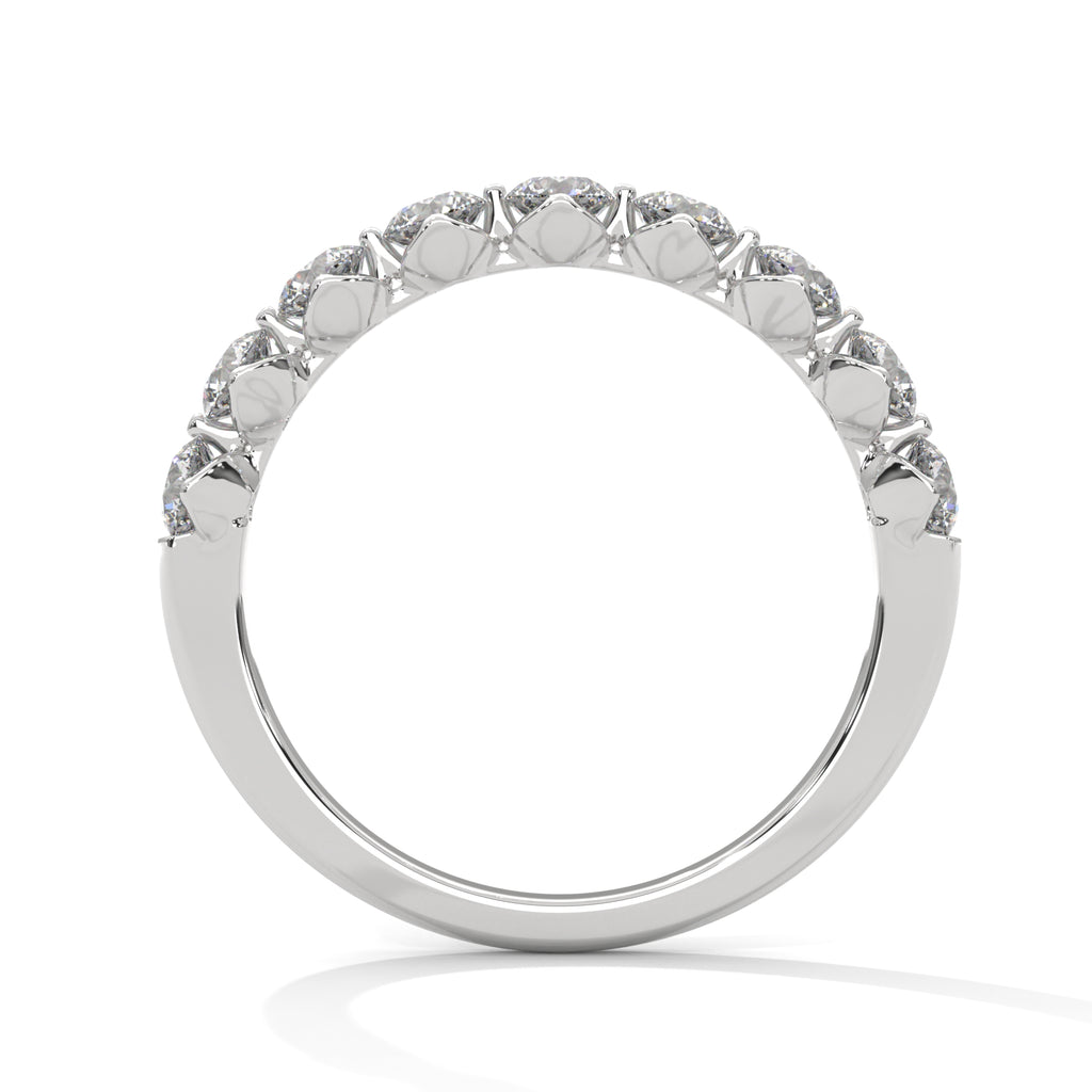 Leonie Nine-Stone Round Diamond Band