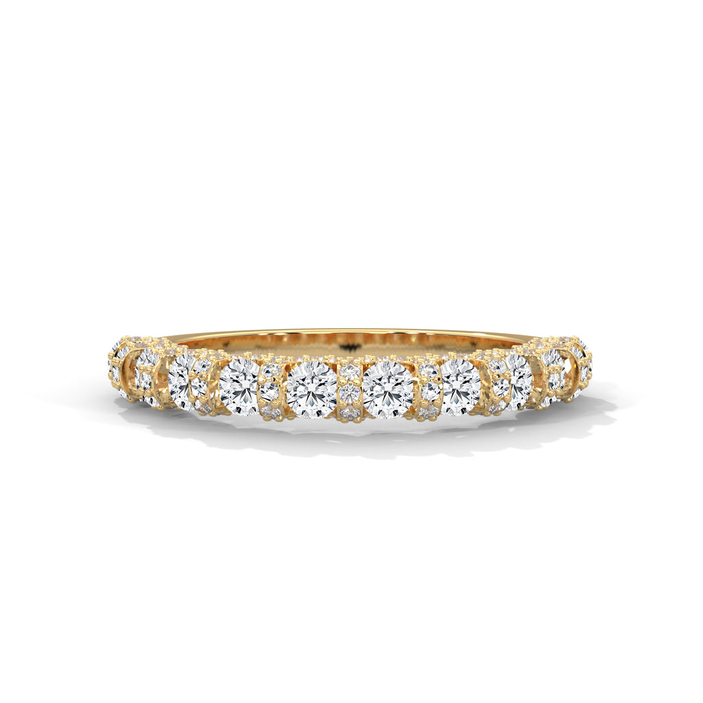 Lucienne French Pavé Diamond Band