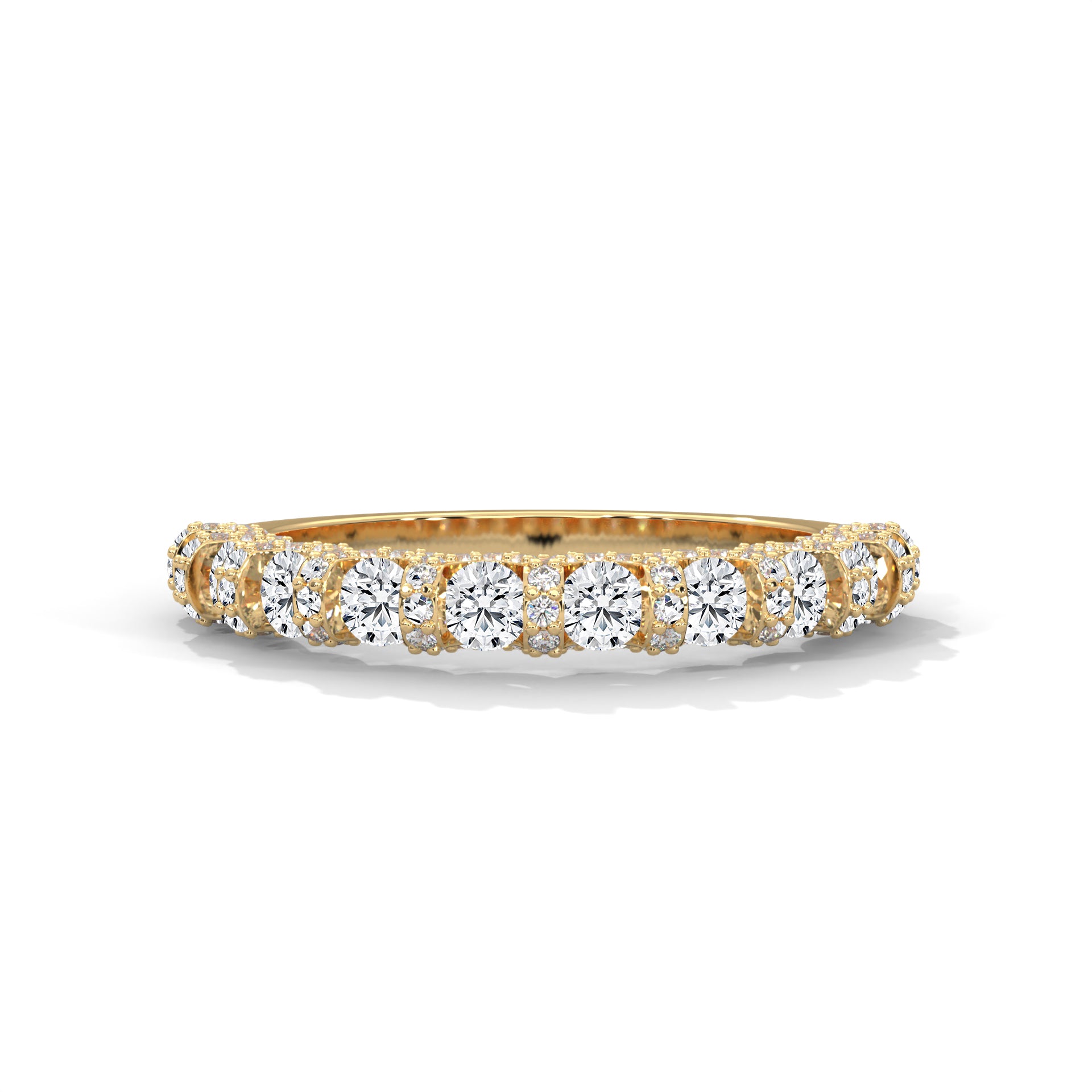Lucienne French Pavé Diamond Band