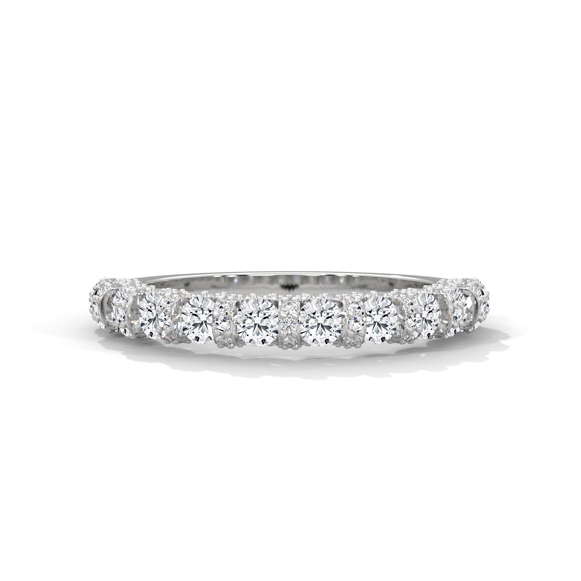 Lucienne French Pavé Diamond Band