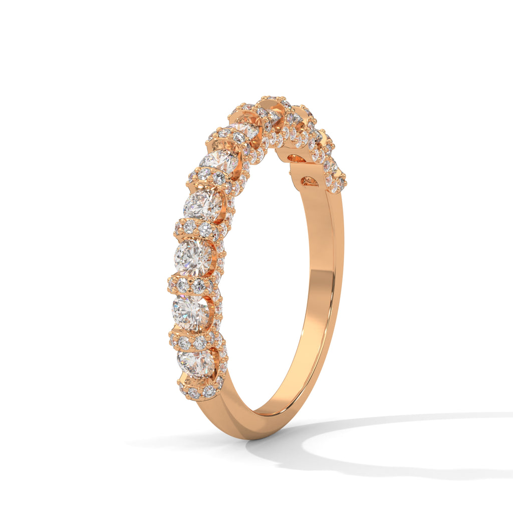 Lucienne French Pavé Diamond Band