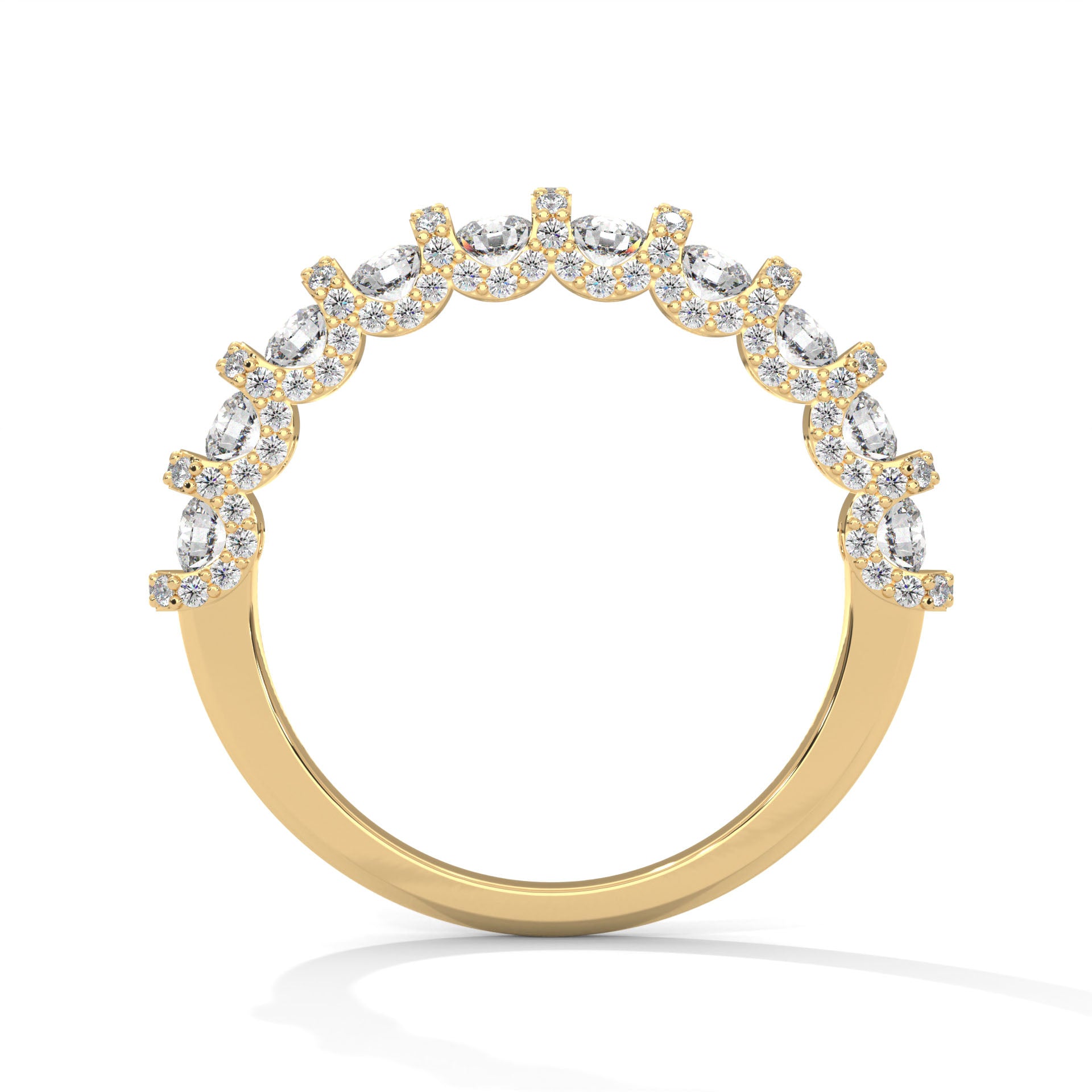 Lucienne French Pavé Diamond Band