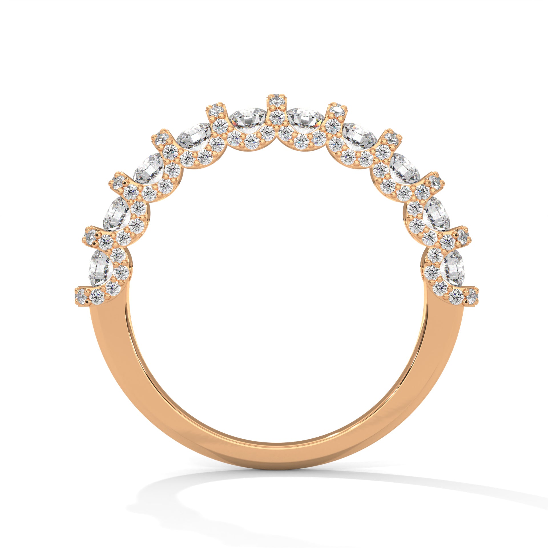 Lucienne French Pavé Diamond Band