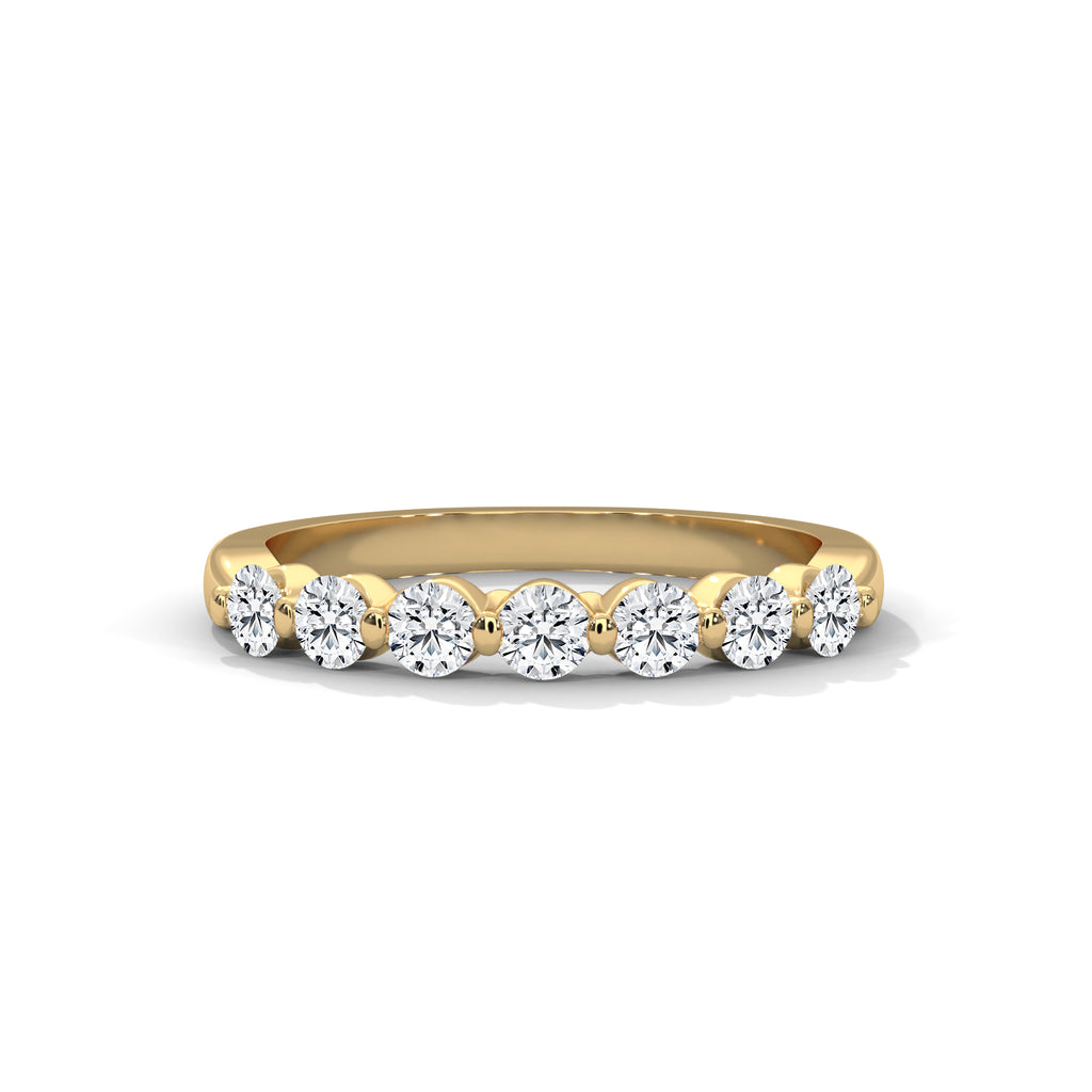 Manon Seven-Stone Round Diamond Band
