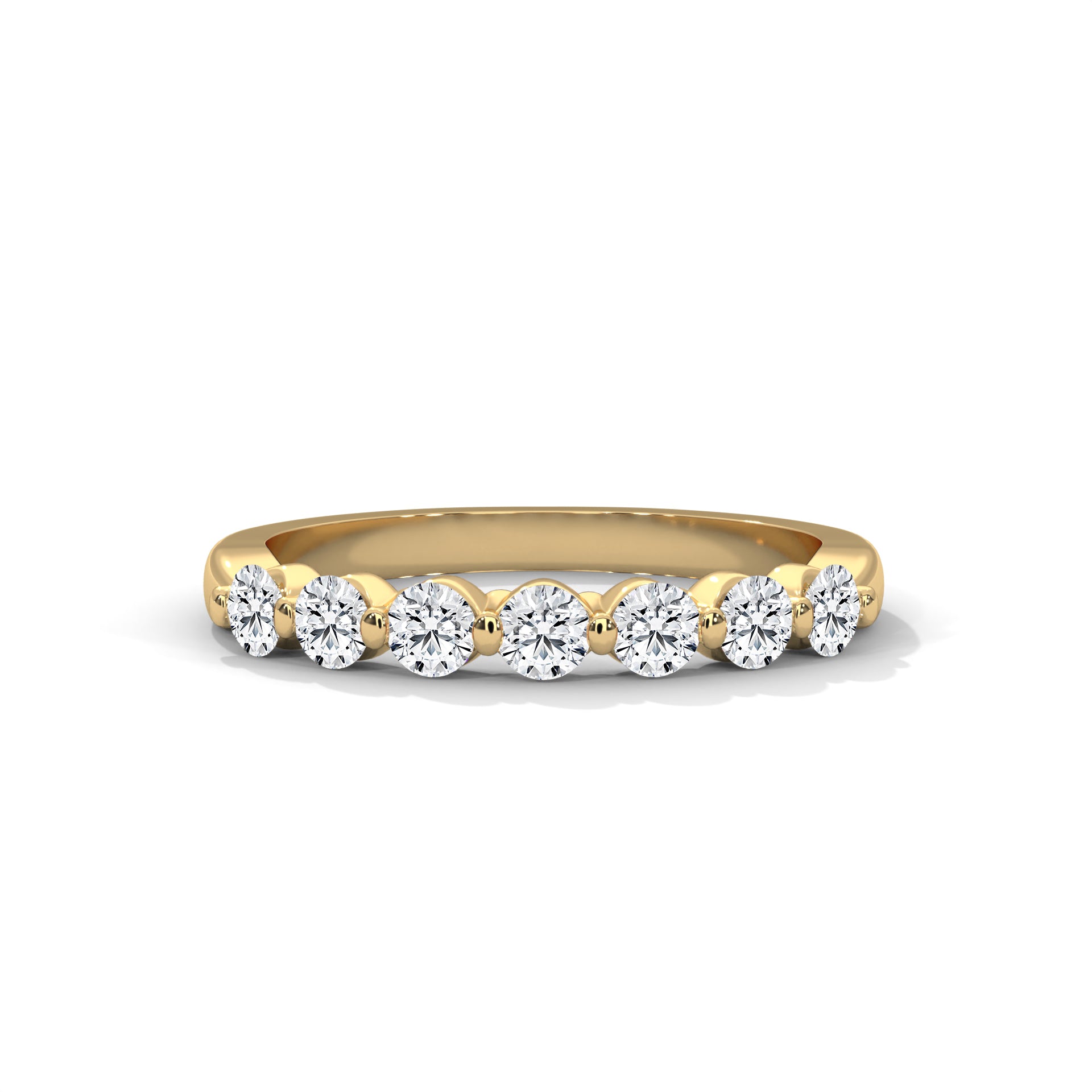 Manon Seven-Stone Round Diamond Band