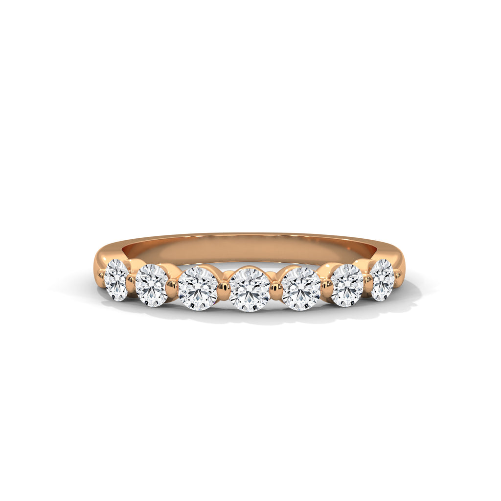 Manon Seven-Stone Round Diamond Band