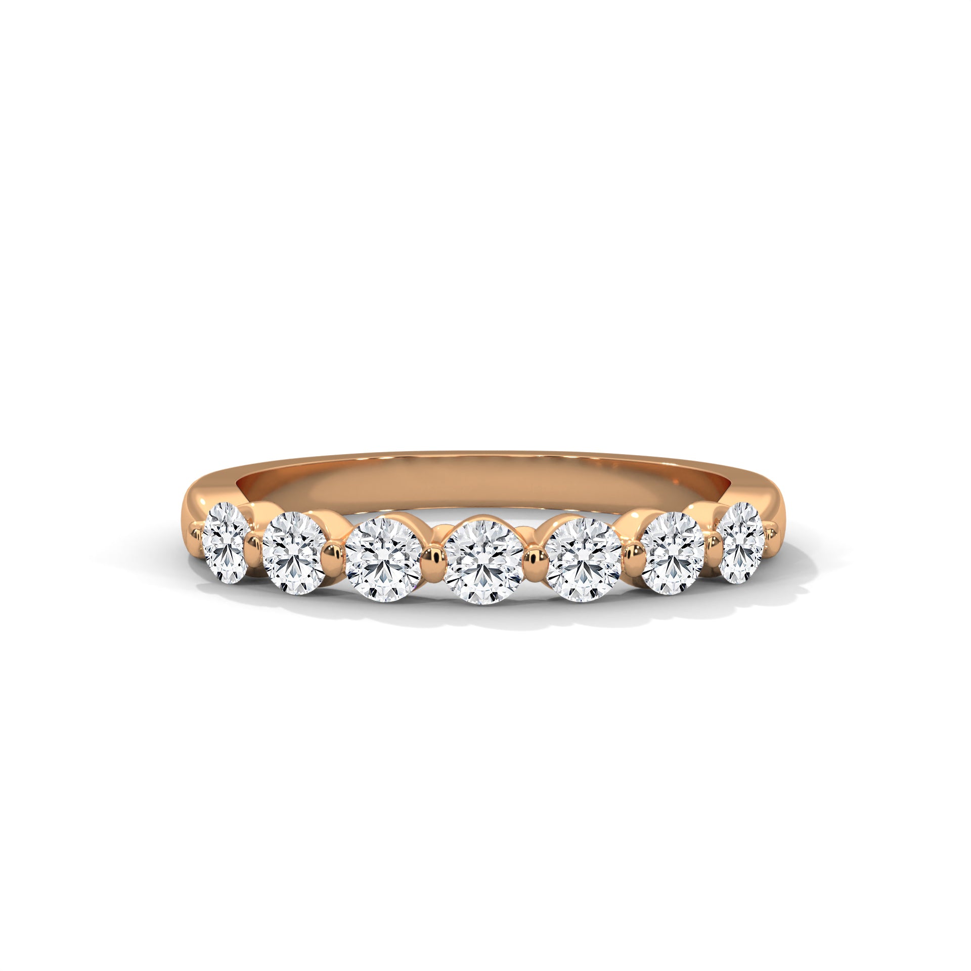 Manon Seven-Stone Round Diamond Band