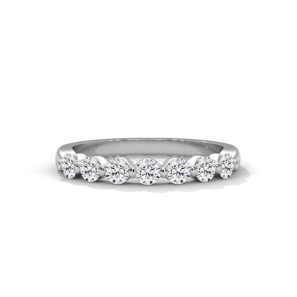 Manon Seven-Stone Round Diamond Band