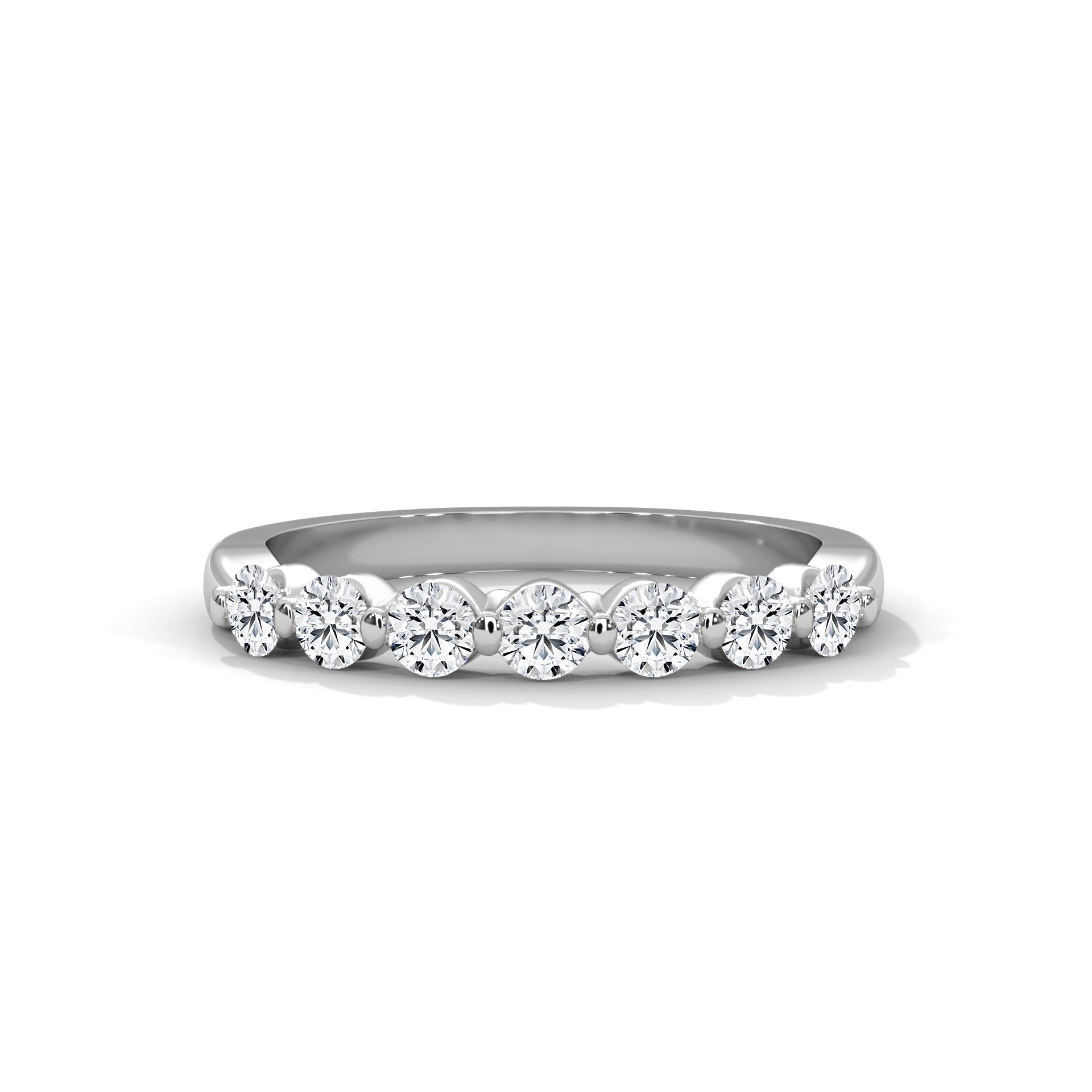 Manon Seven-Stone Round Diamond Band