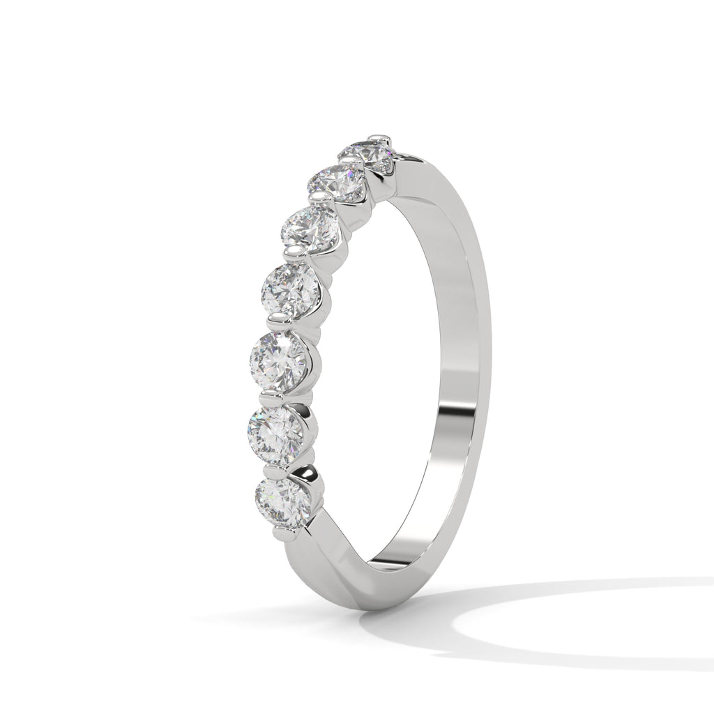 Manon Seven-Stone Round Diamond Band