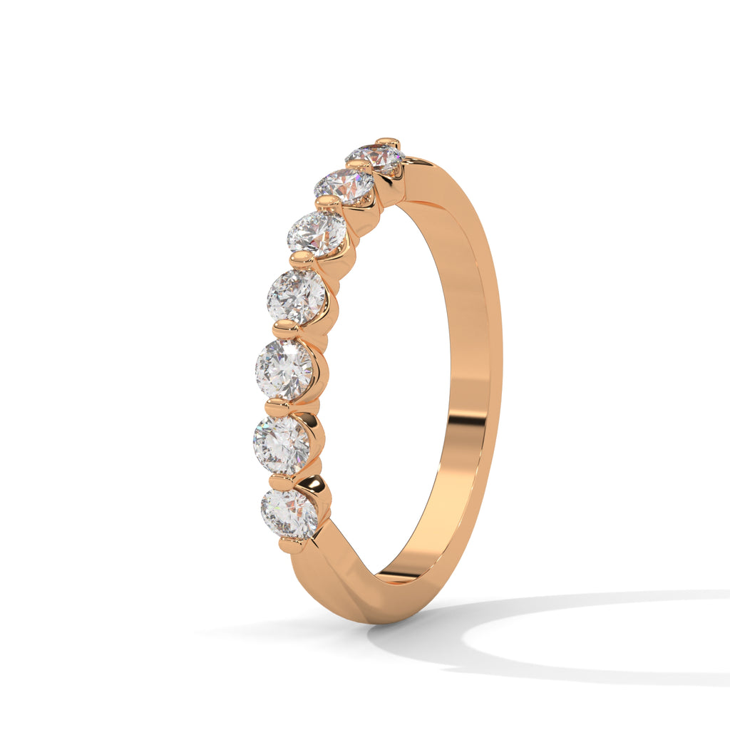Manon Seven-Stone Round Diamond Band