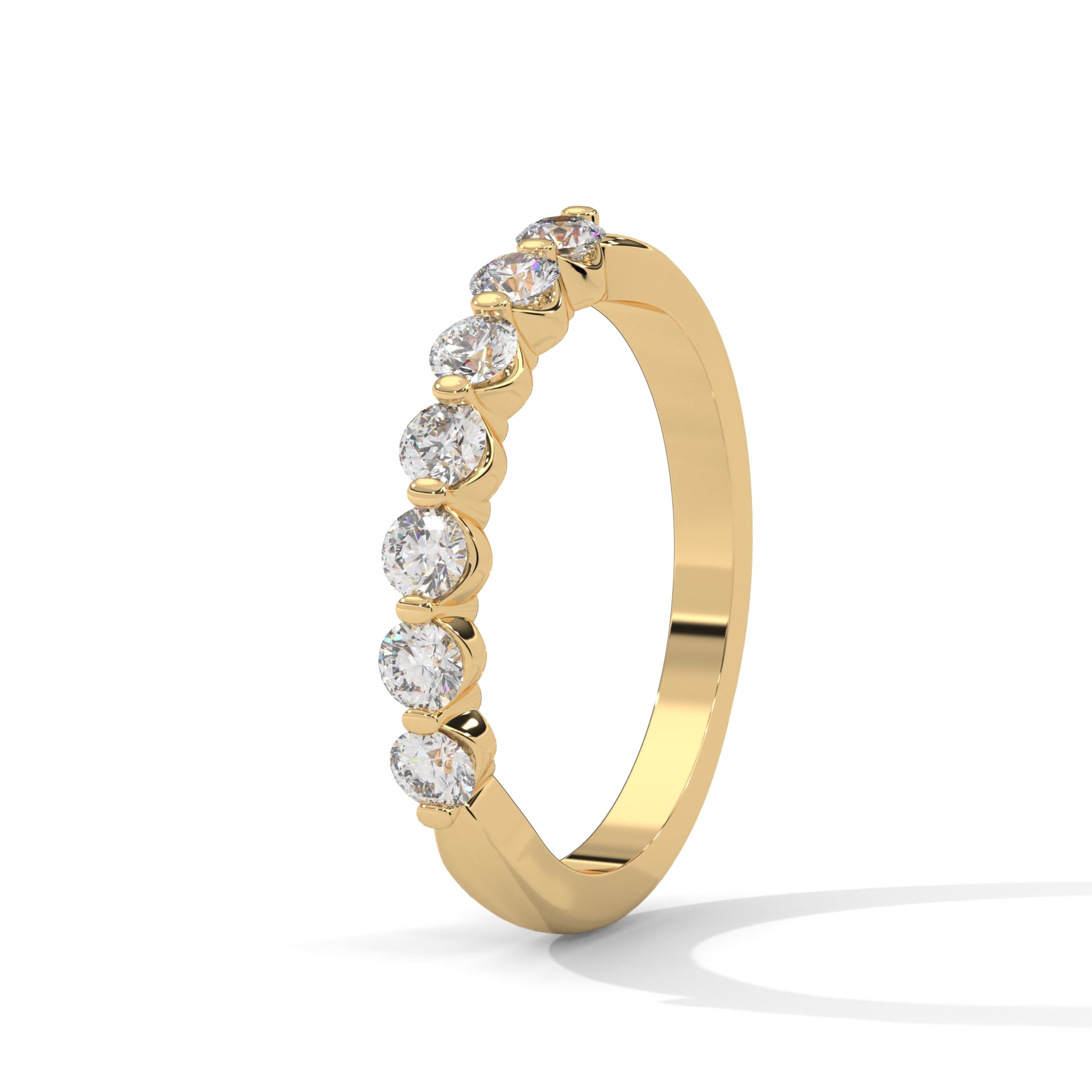 Manon Seven-Stone Round Diamond Band