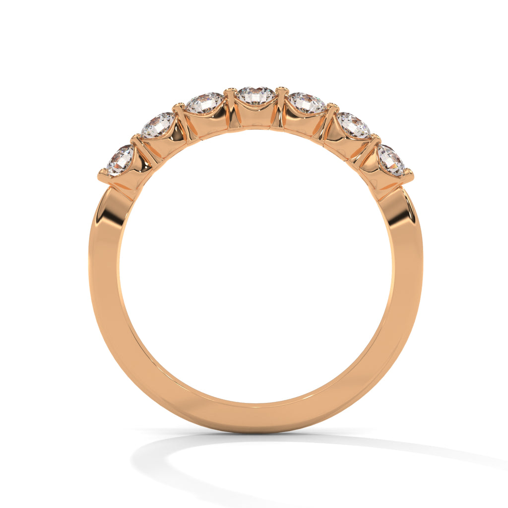 Manon Seven-Stone Round Diamond Band