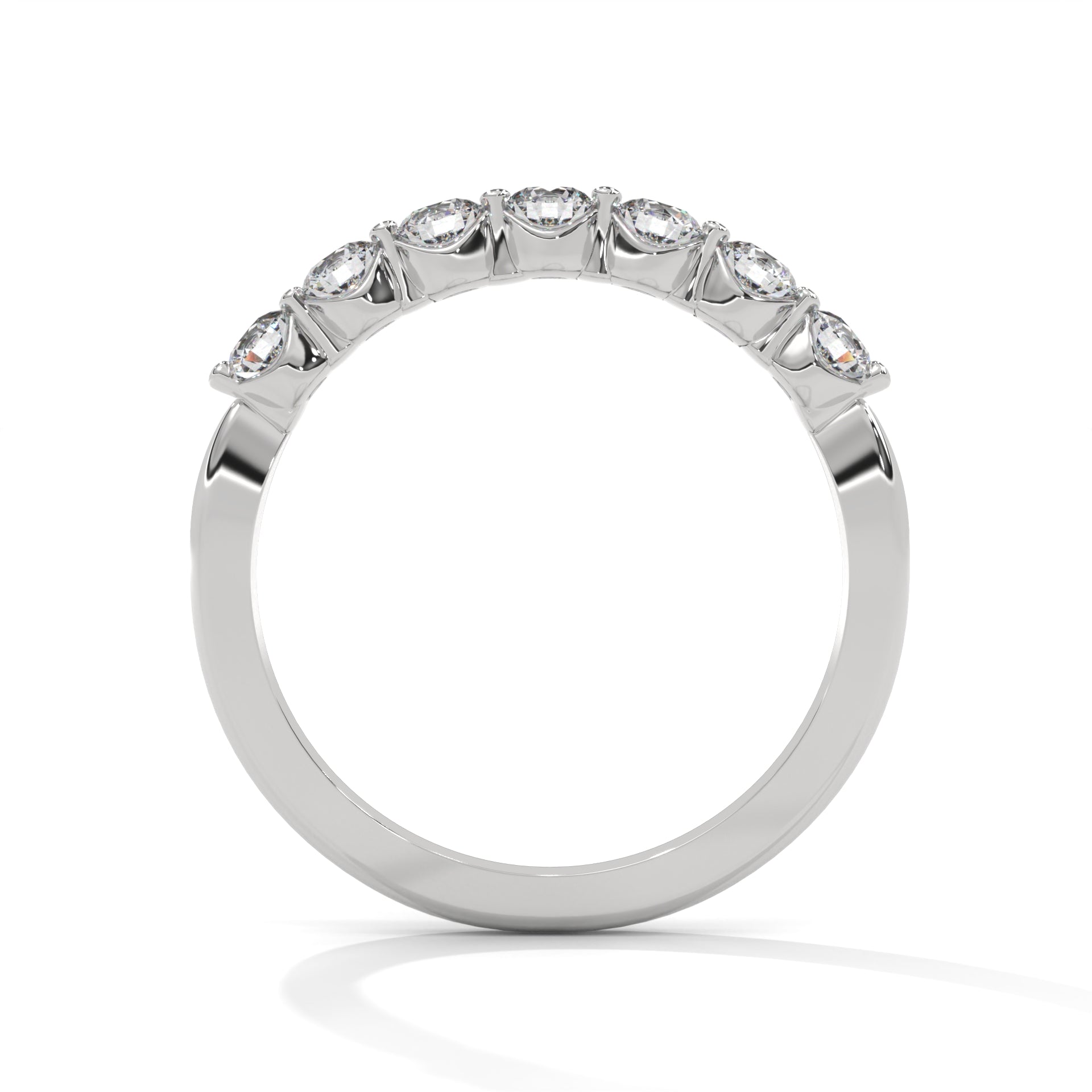 Manon Seven-Stone Round Diamond Band