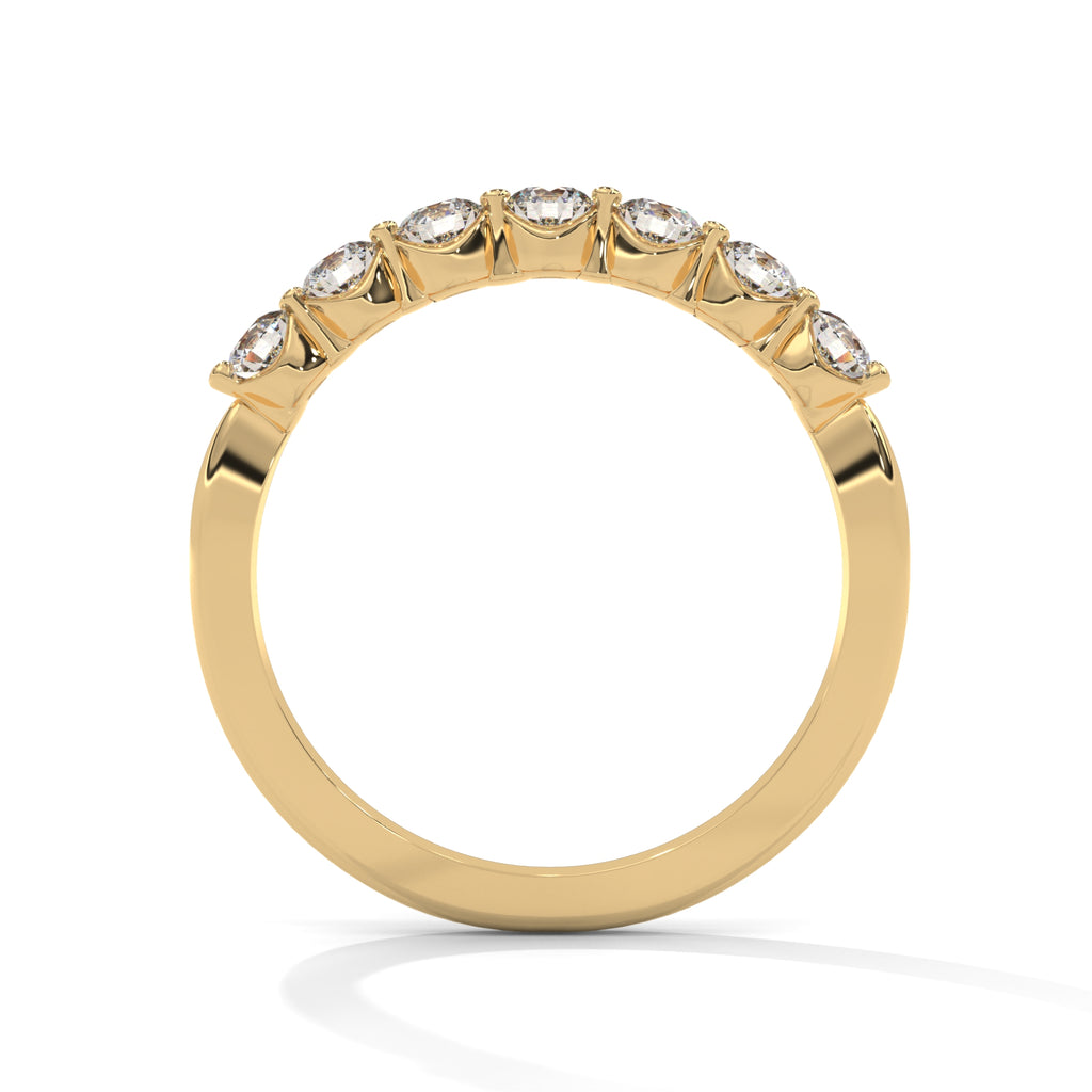 Manon Seven-Stone Round Diamond Band