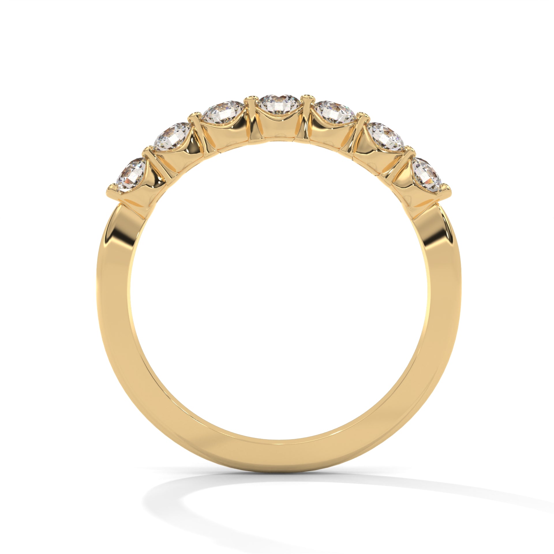 Manon Seven-Stone Round Diamond Band