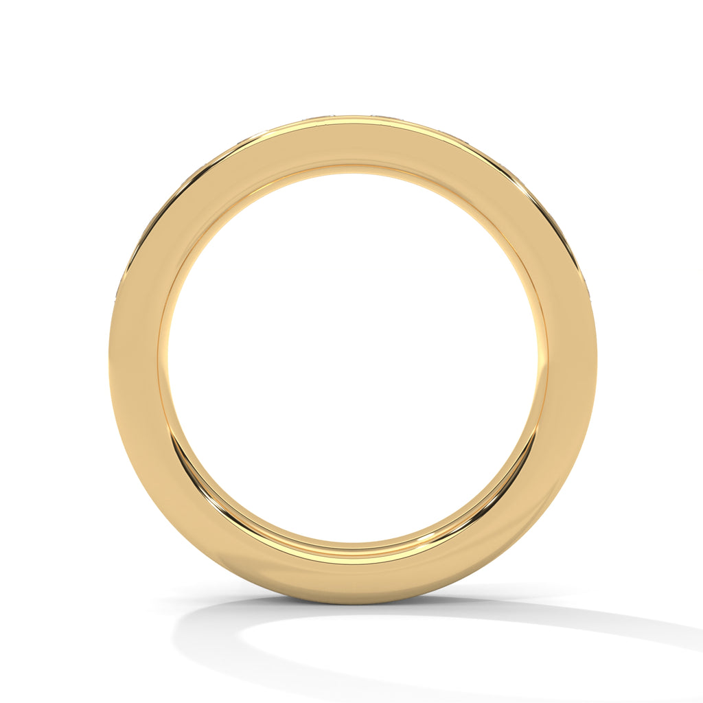 Rosalie Channel-Set Round Diamond Band
