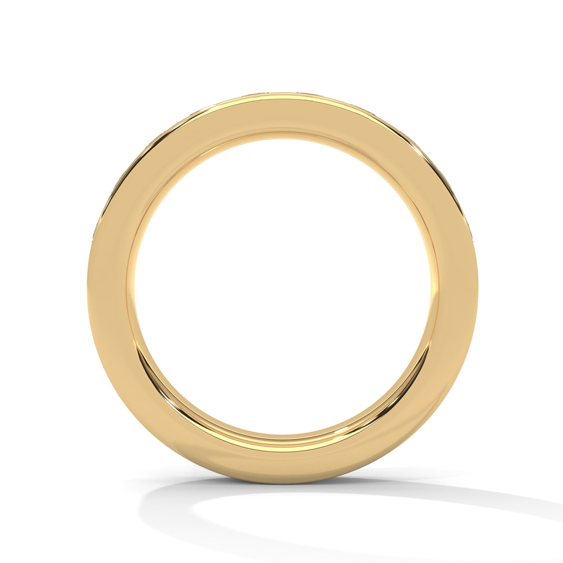 Rosalie Channel-Set Round Diamond Band