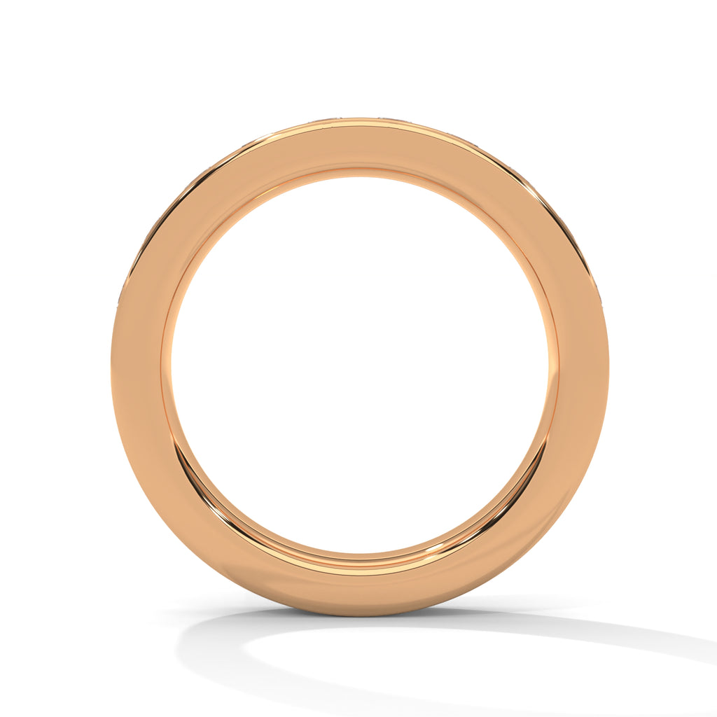 Rosalie Channel-Set Round Diamond Band