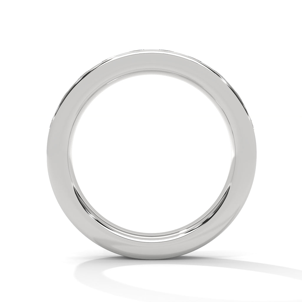 Rosalie Channel-Set Round Diamond Band