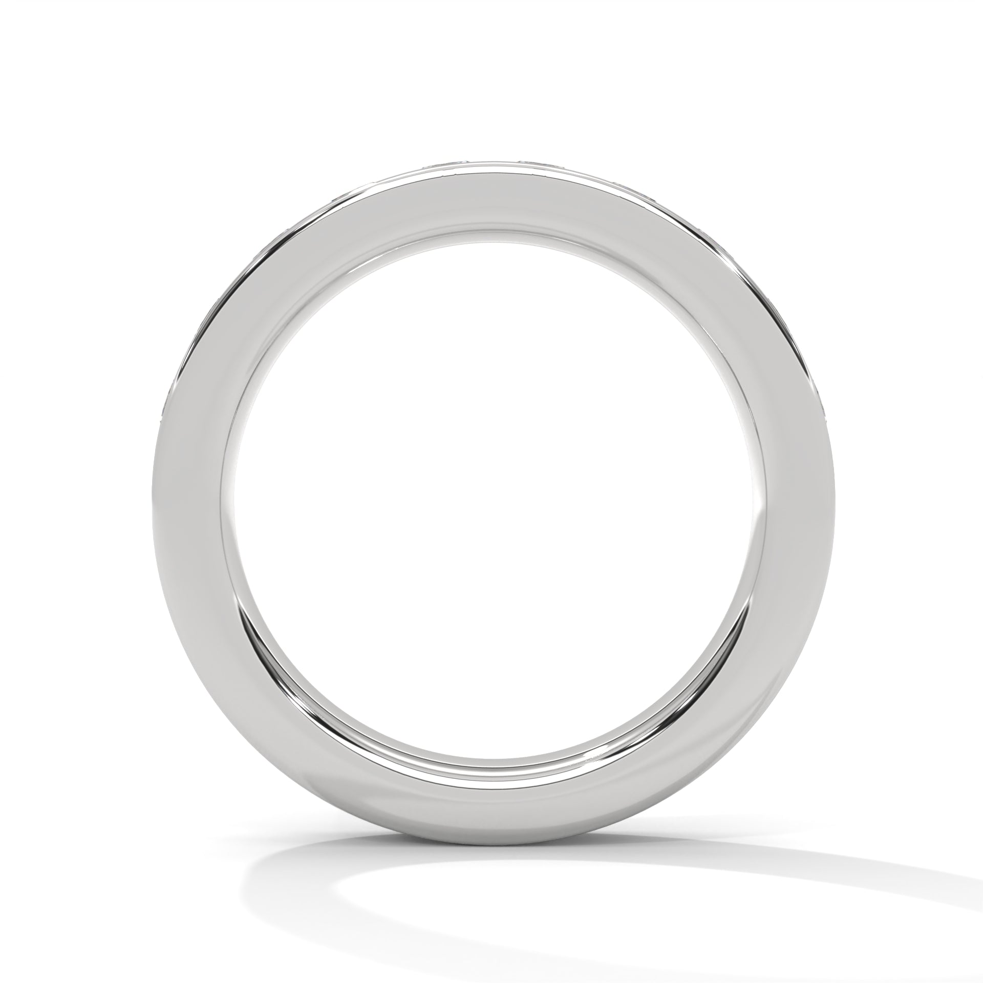 Rosalie Channel-Set Round Diamond Band