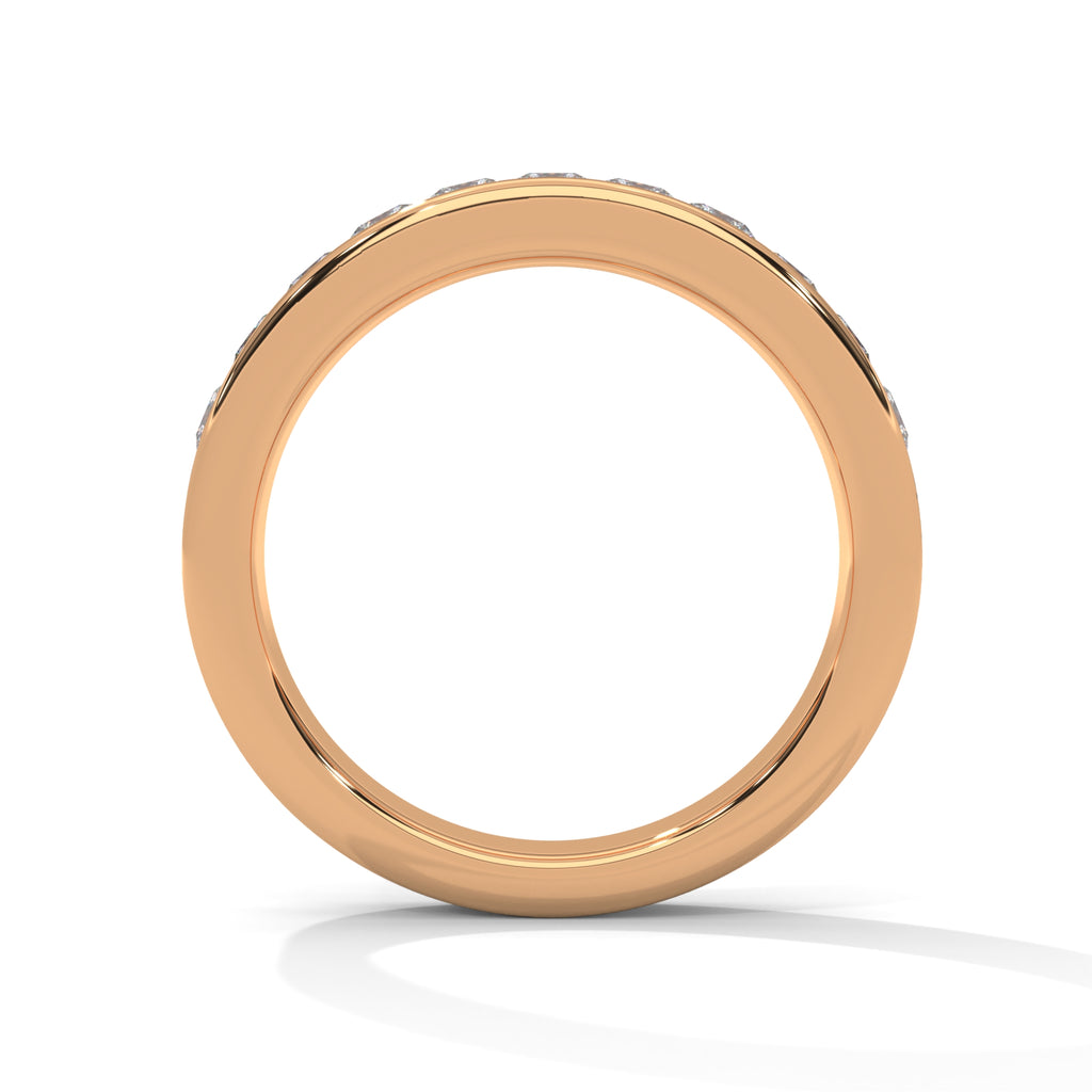 Adele Princess-Cut Channel Diamond Band