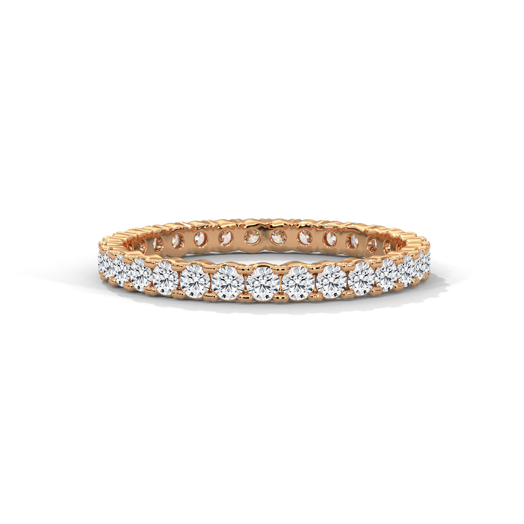 Apolline Round Diamond Eternity Band