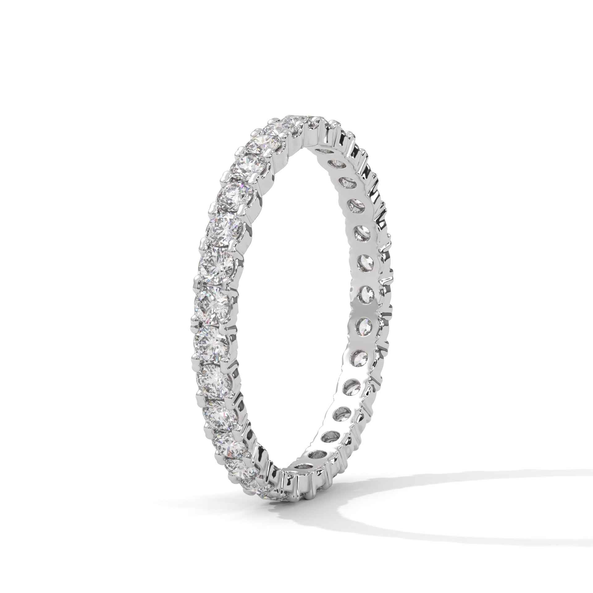 Apolline Round Diamond Eternity Band