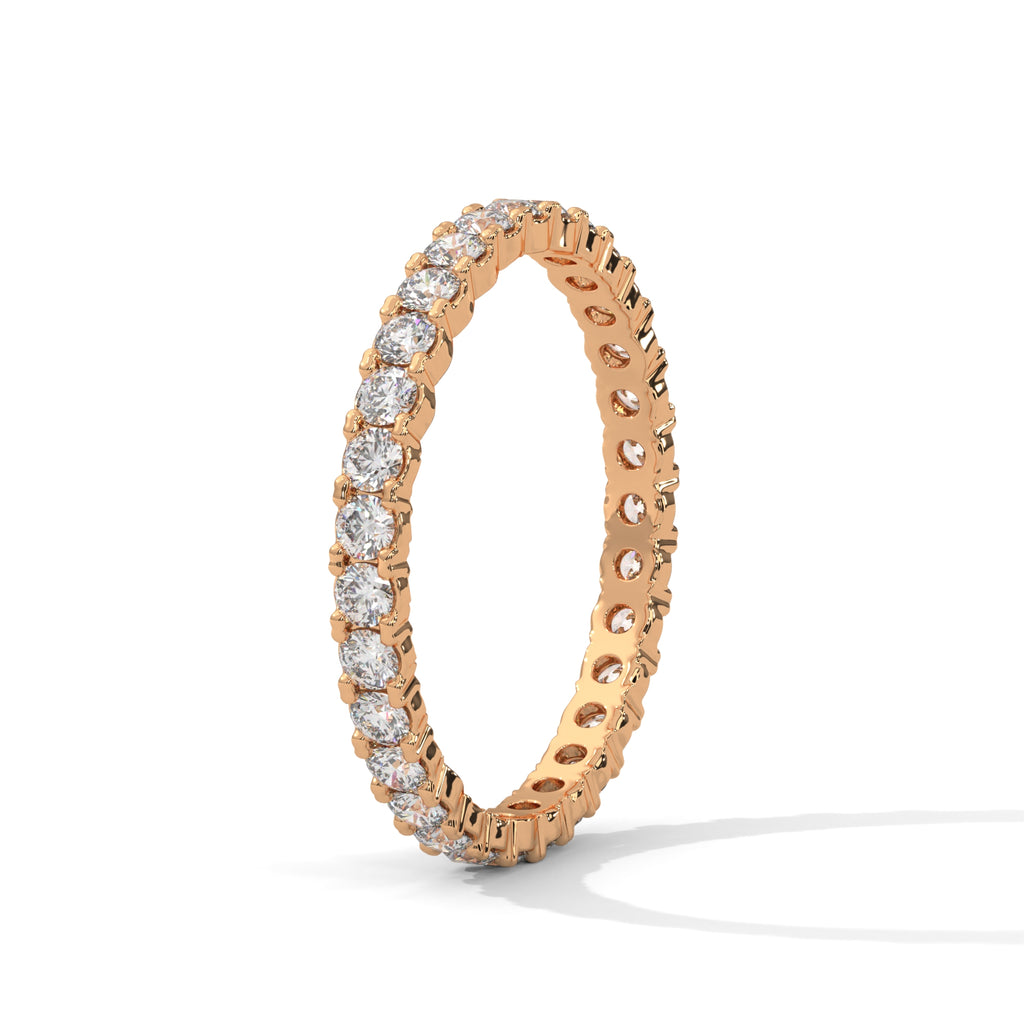 Apolline Round Diamond Eternity Band
