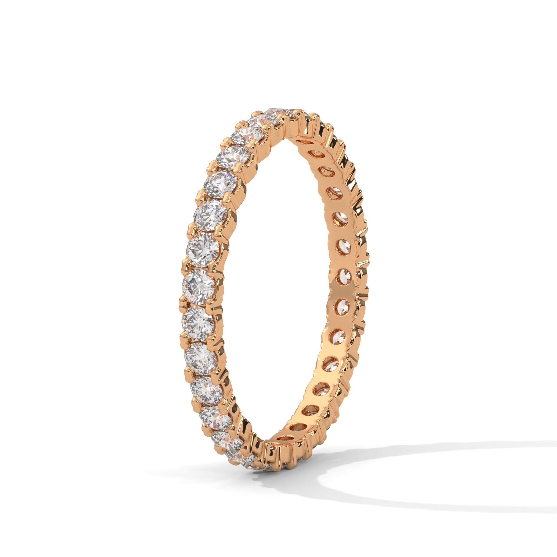 Apolline Round Diamond Eternity Band