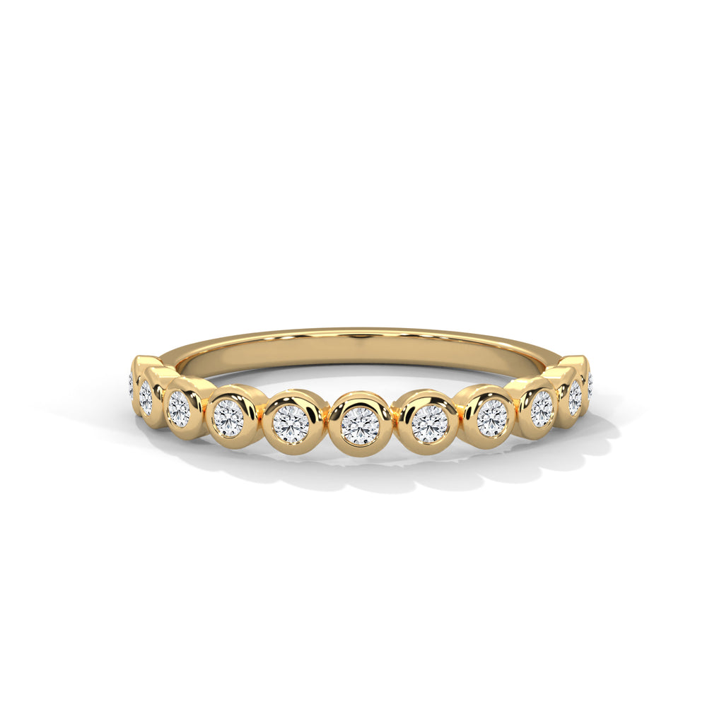 Sylvie Bezel Station Diamond Band
