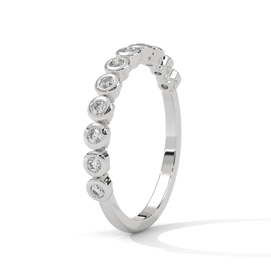 Sylvie Bezel Station Diamond Band