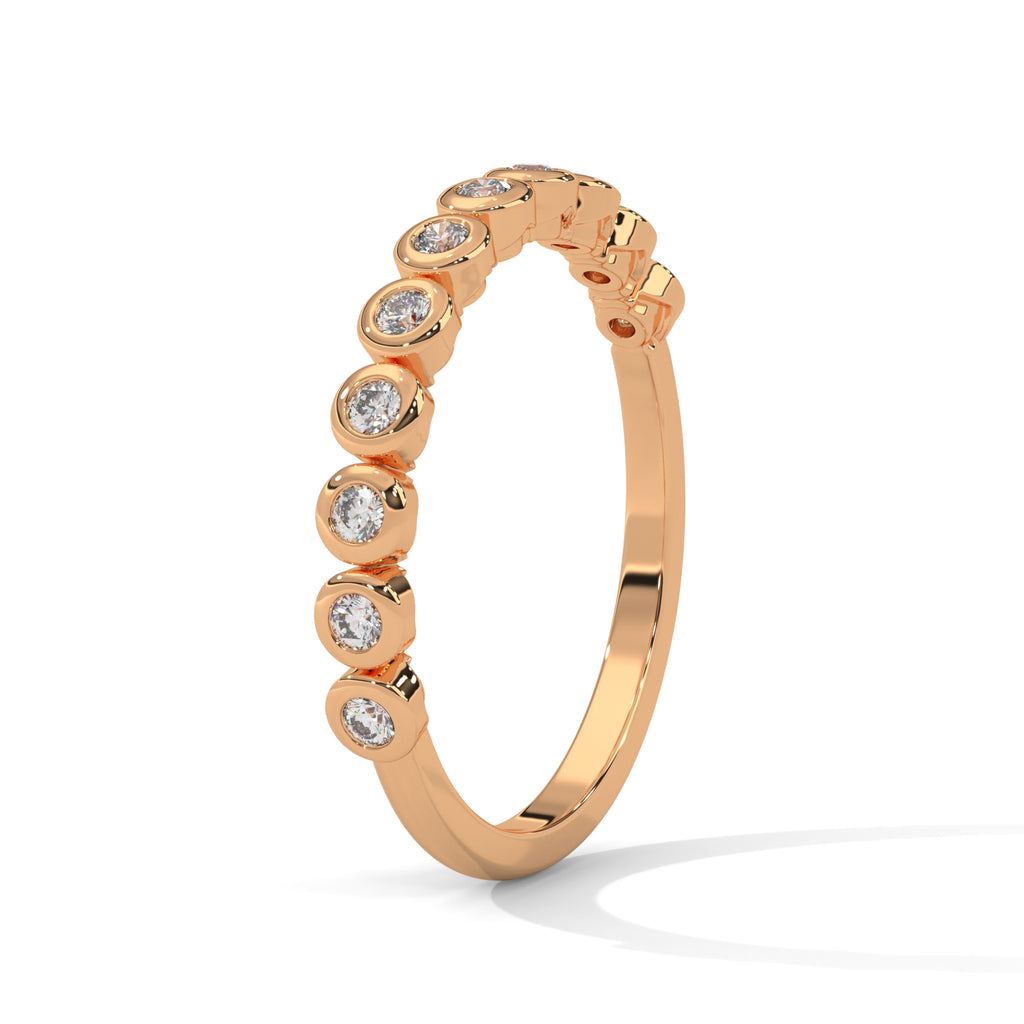 Sylvie Bezel Station Diamond Band