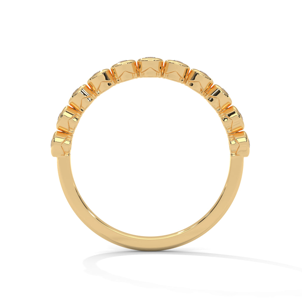 Sylvie Bezel Station Diamond Band