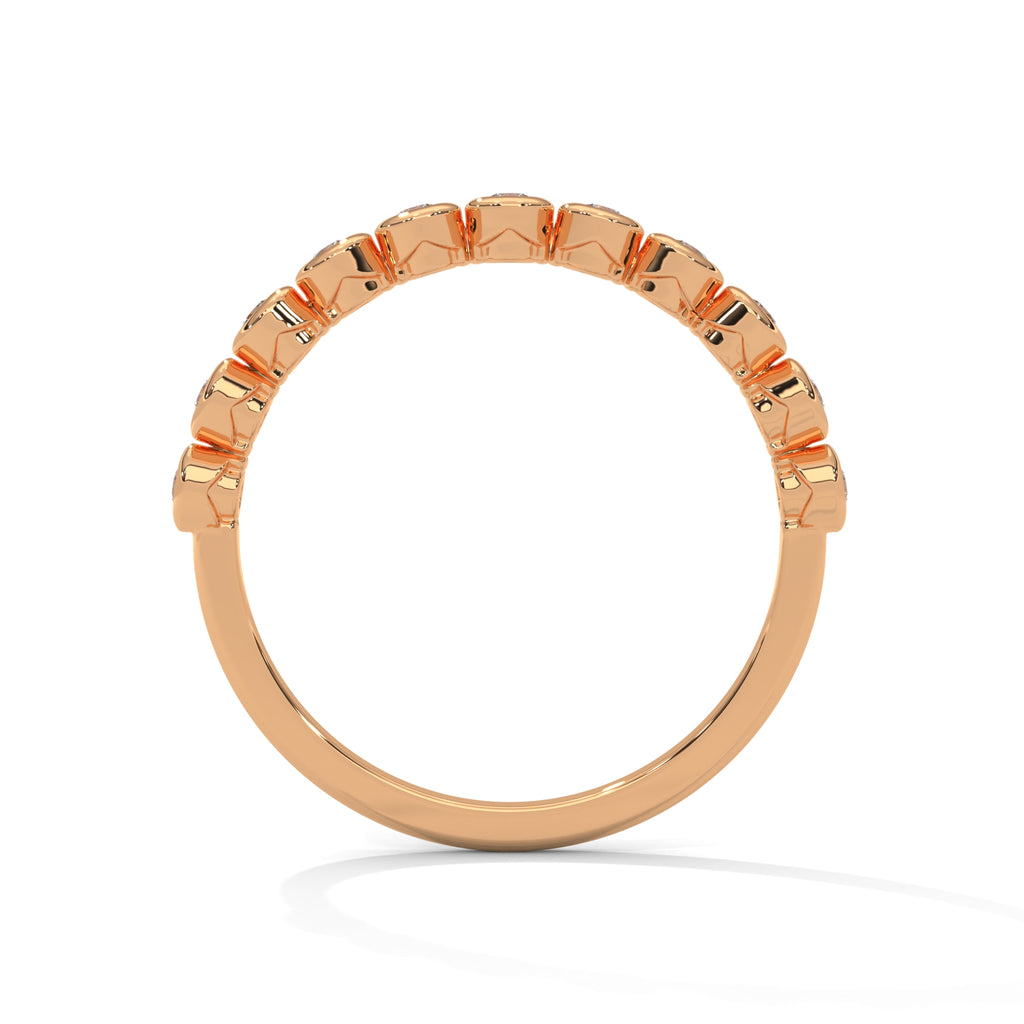 Sylvie Bezel Station Diamond Band