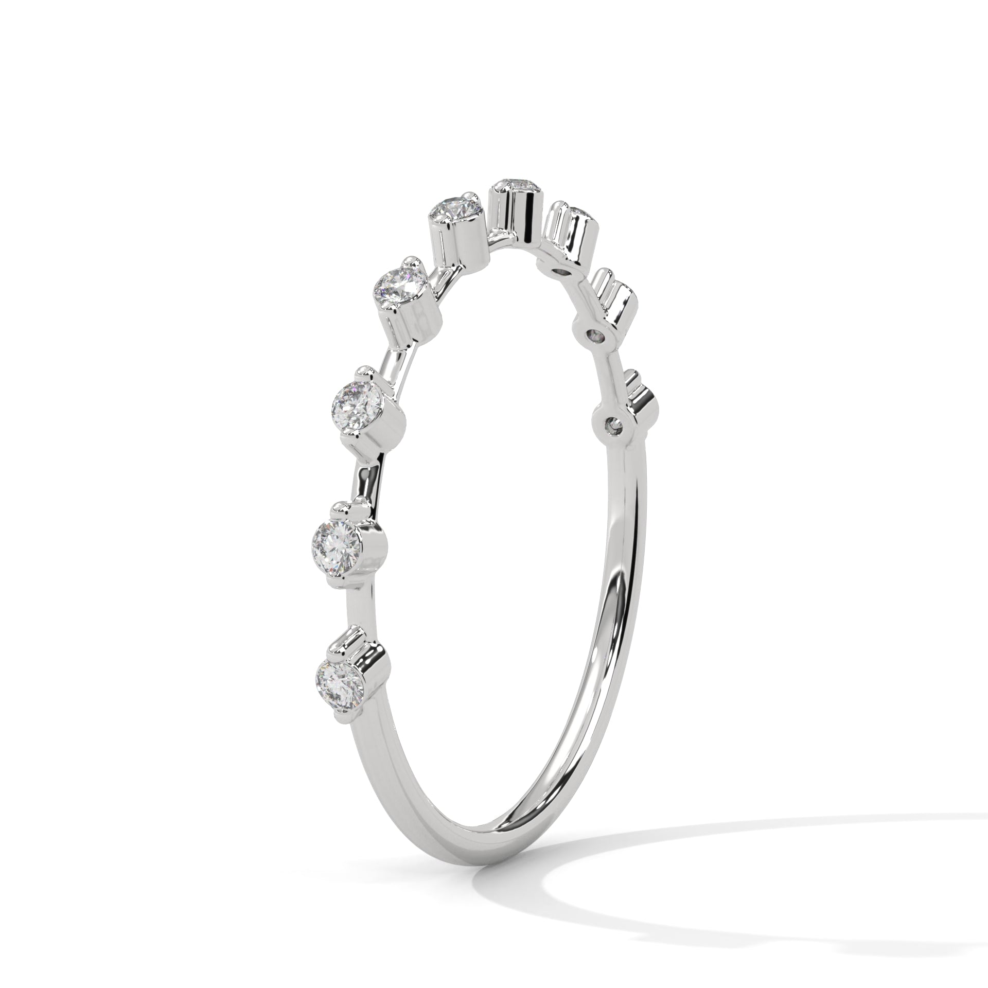 Amélie Scattered Diamond Band