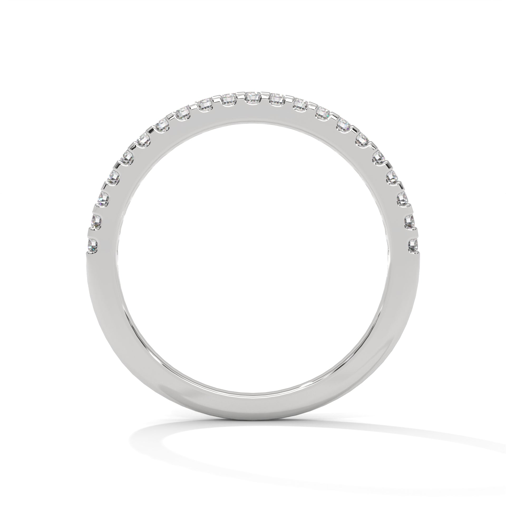 Estelle French Pavé Diamond Band