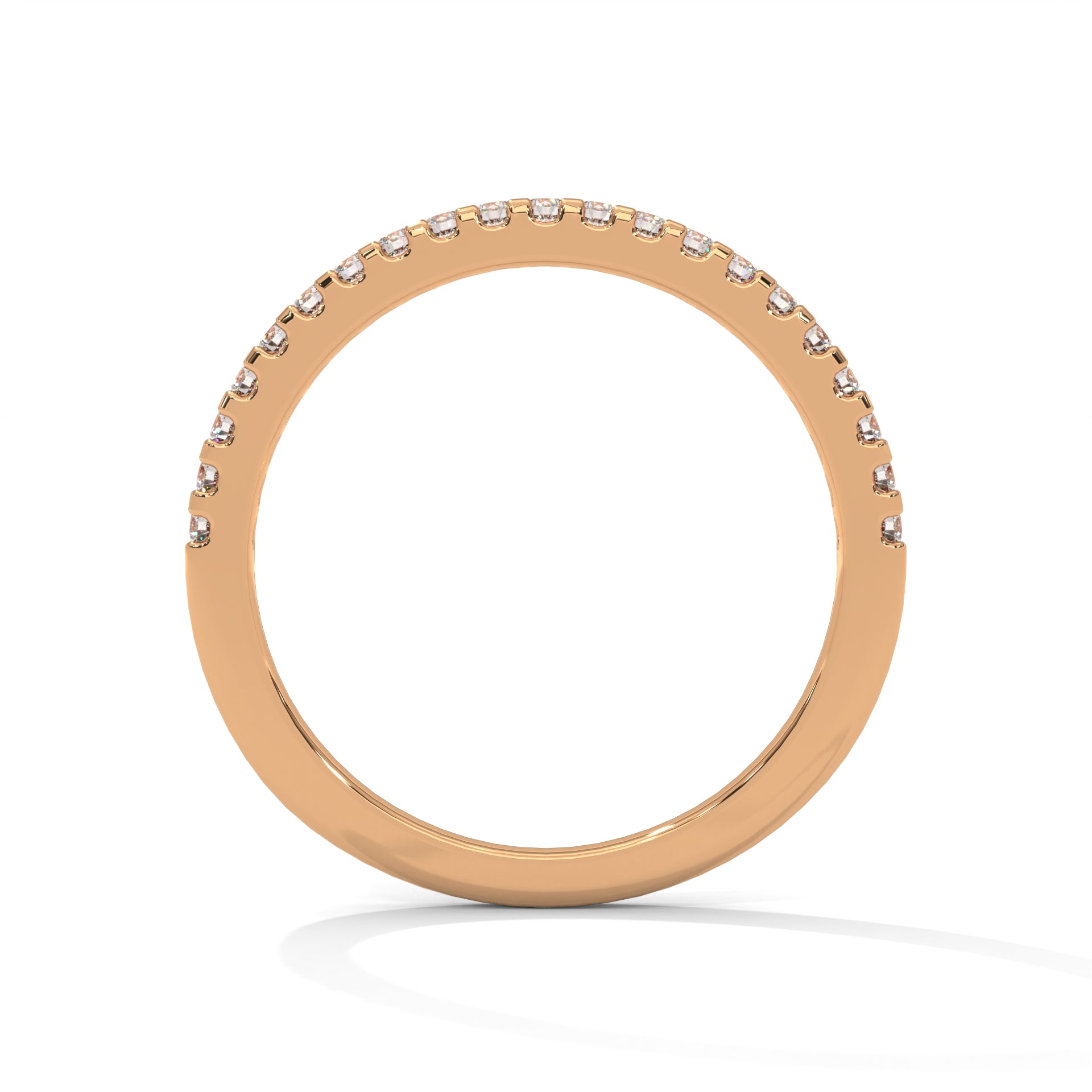 Estelle French Pavé Diamond Band